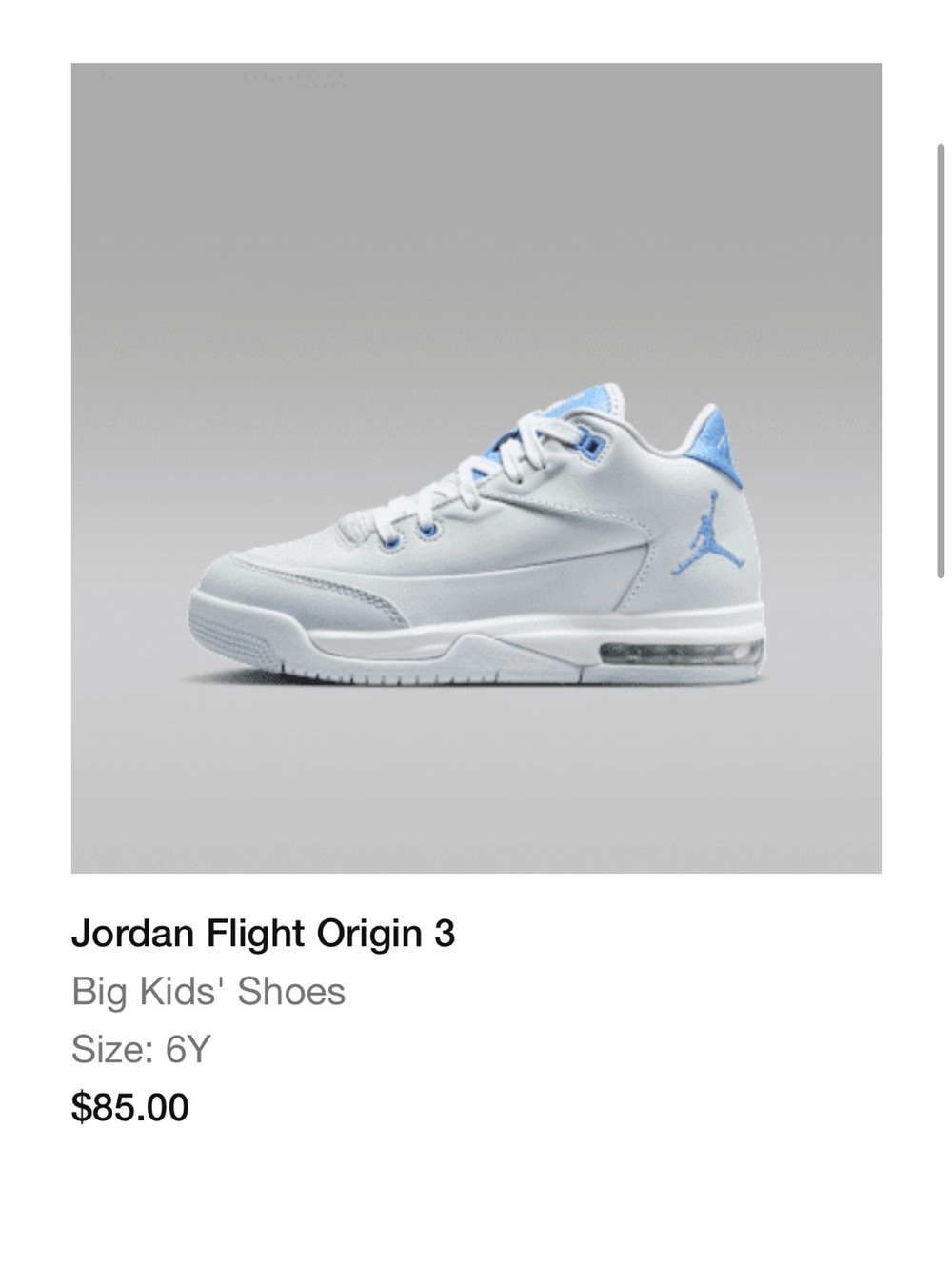 Jordan Flight Origin 3